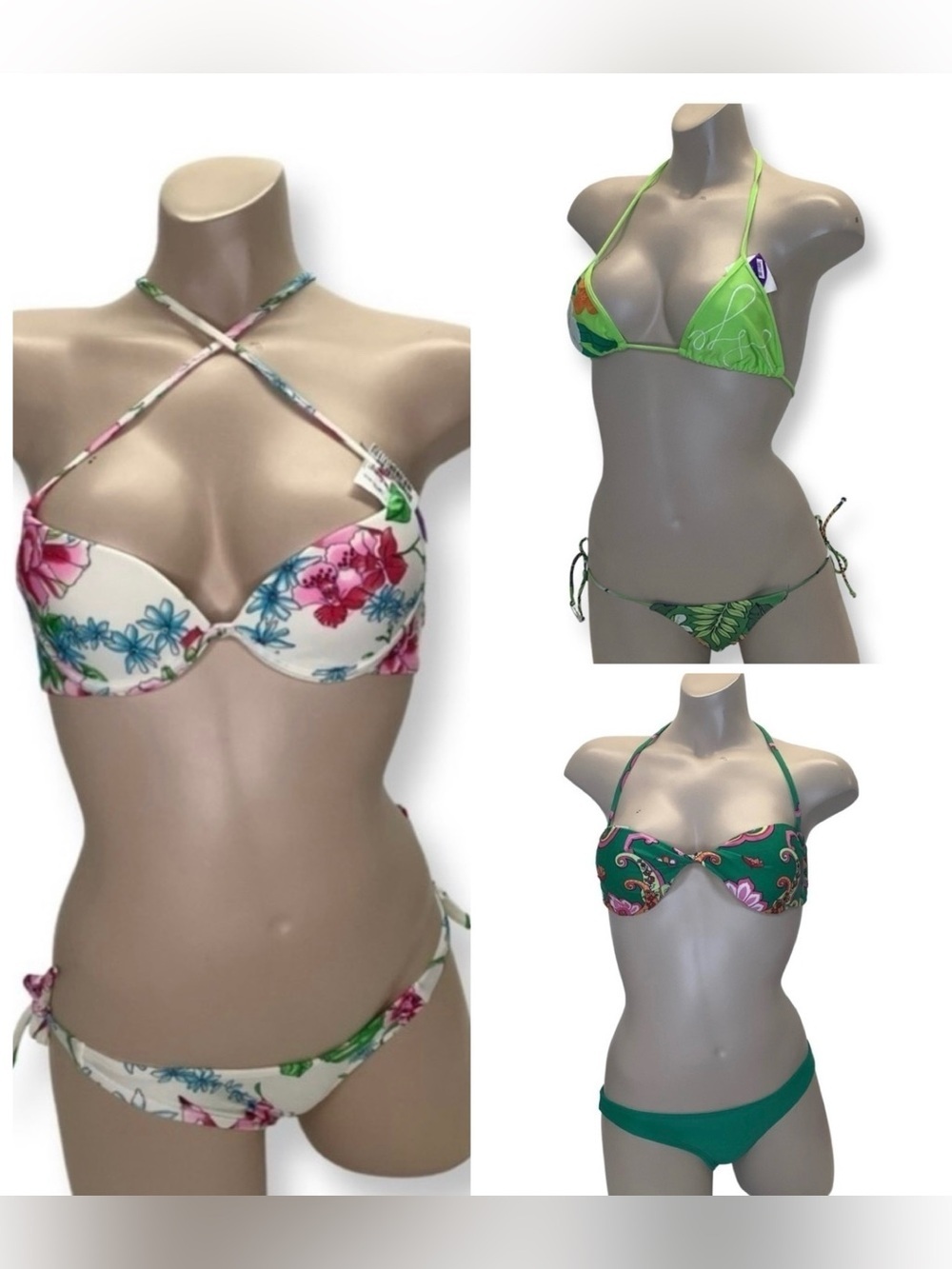 Recco Size Medium Brazilian Bikini Bundle of 3. New With Tags